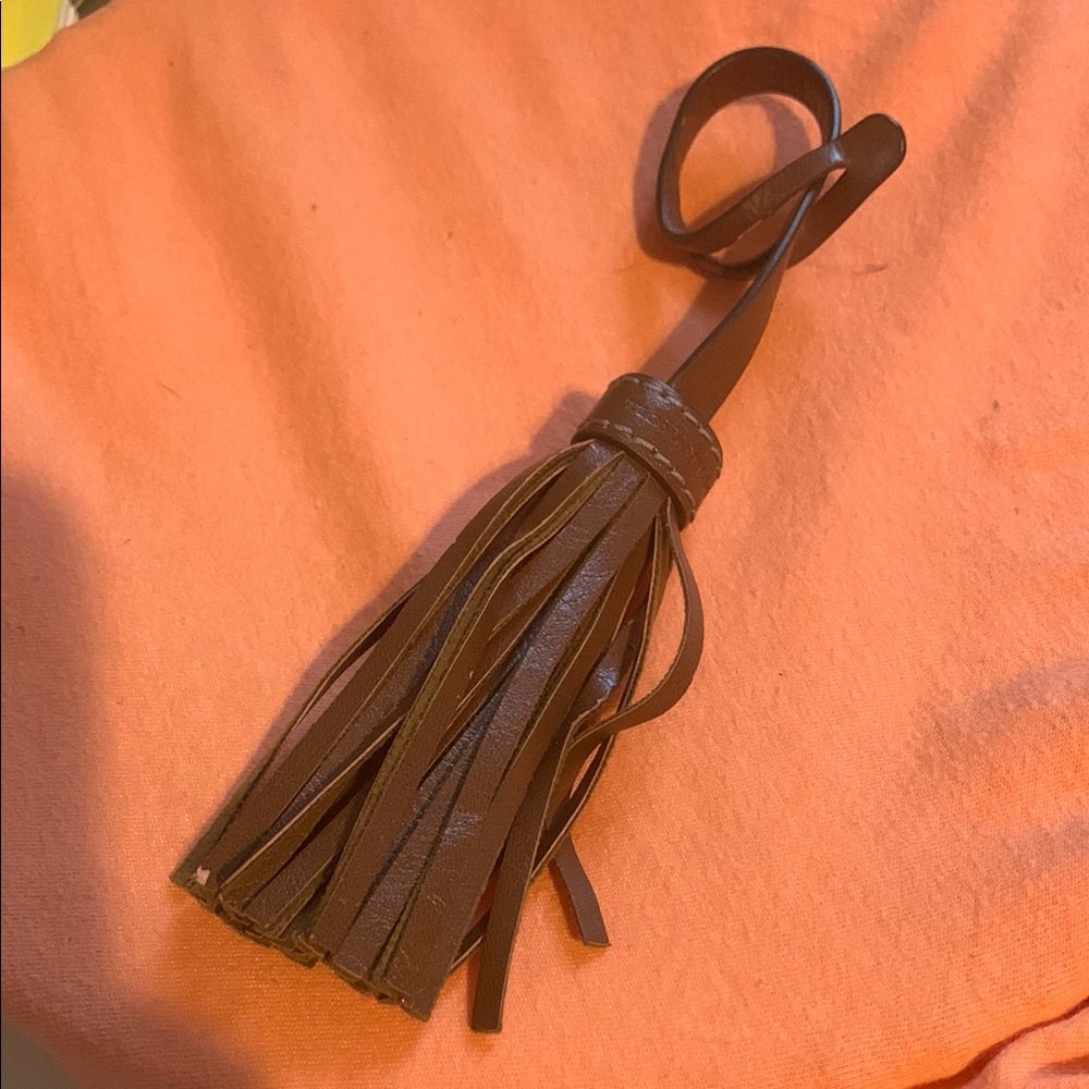 Tignanello Brown Leather Tassel - GUC minor peeling